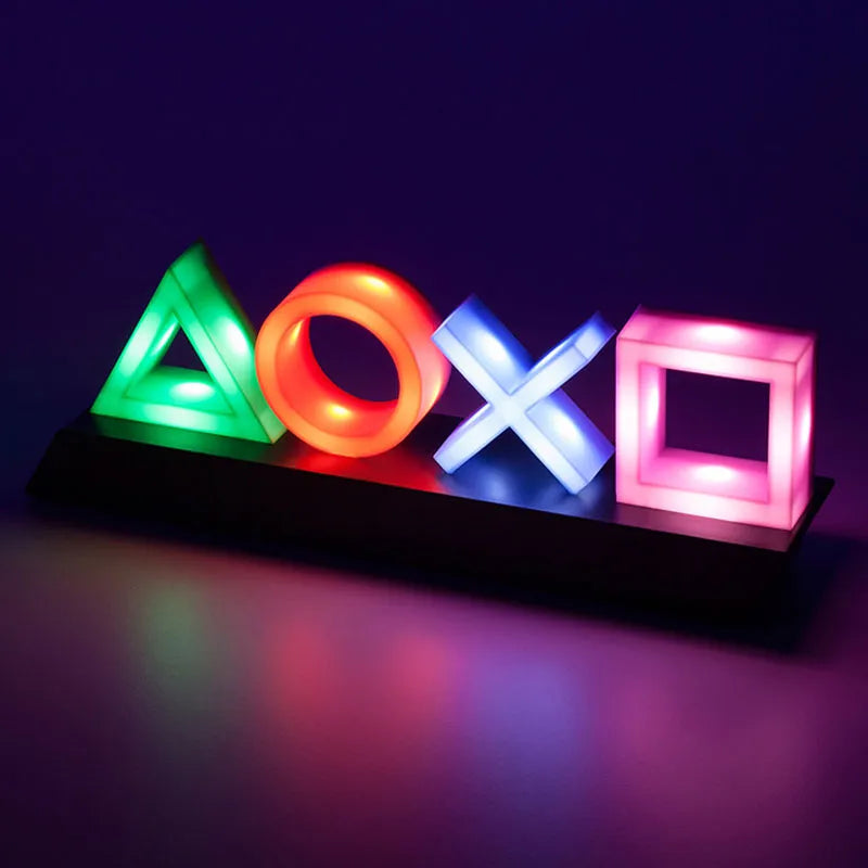 Game Icon Lamp Desk Setup Lighting Decor Atmosphere Neon Dimmable Bar Club KTV Wall Decoration Commercial Colorful Night Light - The Best Commerce