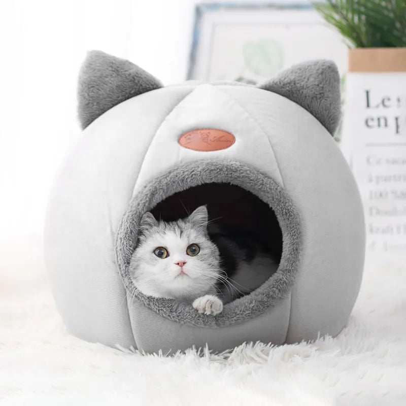 New Deep Sleep Comfort In Winter Cat Bed Iittle Mat Basket Small Dog House Products Pets Tent Cozy Cave Nest Indoor Cama Gato - The Best Commerce