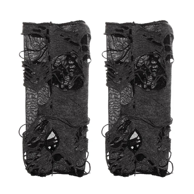 Gothic Fingerless Gloves Fairy Grunge Punk Rock Glove Warrior Mittens Y2K Egirl Scene Emo Accessories Halloween Cosplay Gift - The Best Commerce