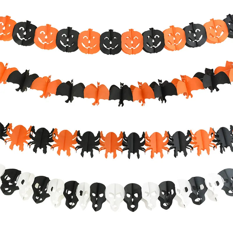 Halloween Haunts 3M Hanging Garland: Spooky Party Decor - The Best Commerce