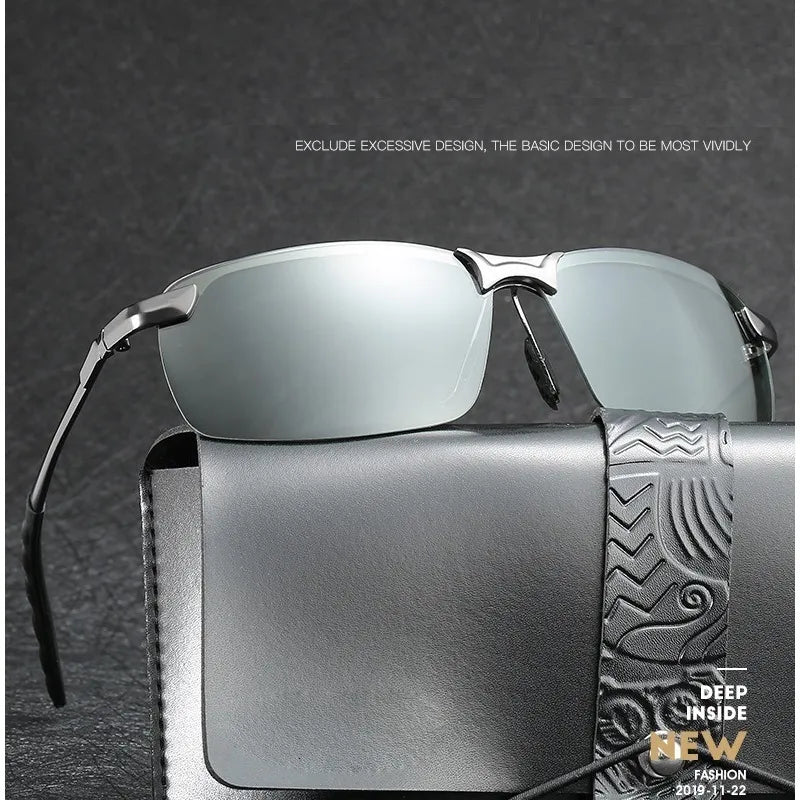 Photochromic Sunglasses Men Polarized Driving Chameleon Glasses Male Change Color Sun Glasses Day Night Vision Driver's Eyewear - The Best Commerce