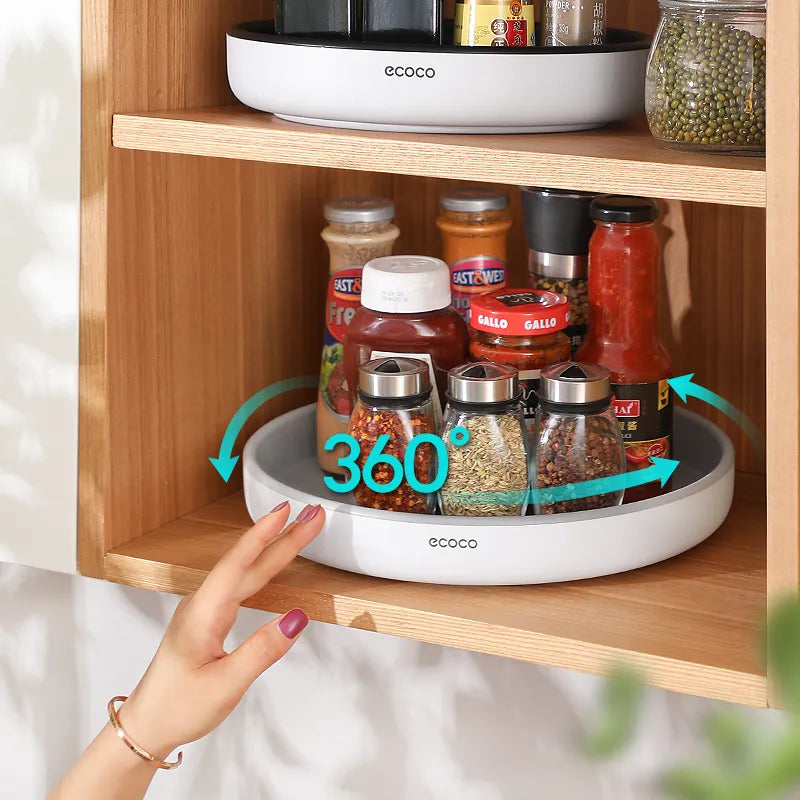 360° Spinning Spice Organizer: Lazy Susan for Kitchen and Bathroom - The Best Commerce