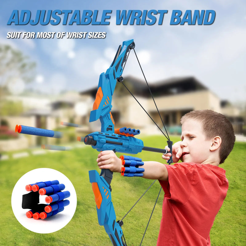 QDRAGON Kids Bow and Arrow Light-up Archery Set for Kids Toys Gifts for 3 4 5 6 7 8 9 10 11 12 Years Old Boys Girls Shooting Toy - The Best Commerce