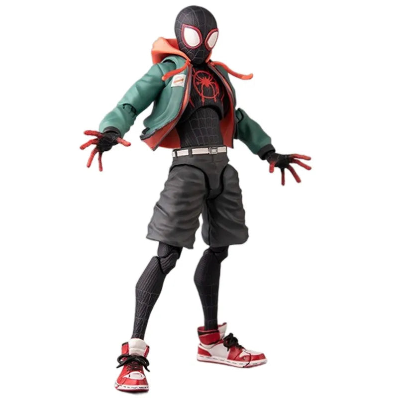 Sentinel SV Action Figure Spiderman Into The Spider-Verse Miles Morales Peter Parker Spider Man Gwen Anime Movie Model Kid Toys - The Best Commerce