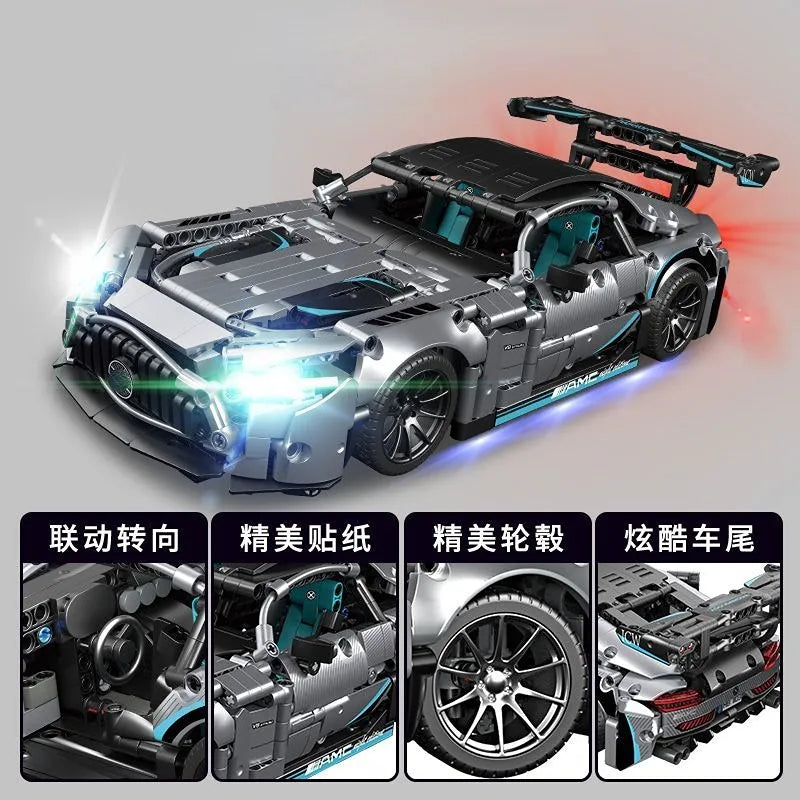 Sports Car Building Blocks Famous Racing car Assembly building blocks expert Speed Car Model Brick Moc Toy Boy Holiday Gift - The Best Commerce