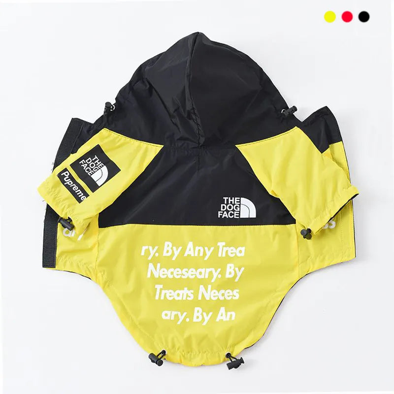 Pet Dog Waterproof Coat Dog Raincoat Reflective Dog Outdoor Clothes Hooded Jacket for Small Medium Large Dog Pet Supplies - The Best Commerce