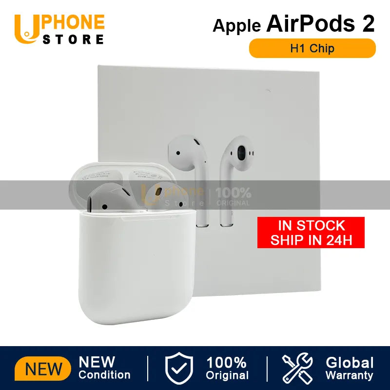 NEW Apple AirPods 2 With Charging Case Apple Earphone Headphone for iPhone - The Best Commerce