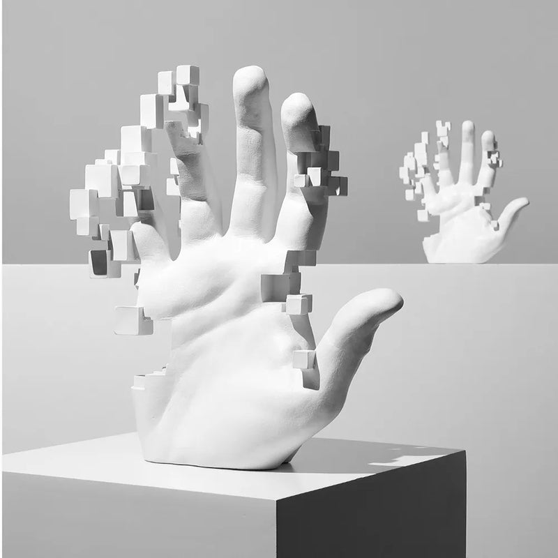 Artistic Hand Statue Abstract Home Decoration Accessories Art Sculpture Nordic Figurine Modern Minimalism Bookcase Room Mesa - The Best Commerce