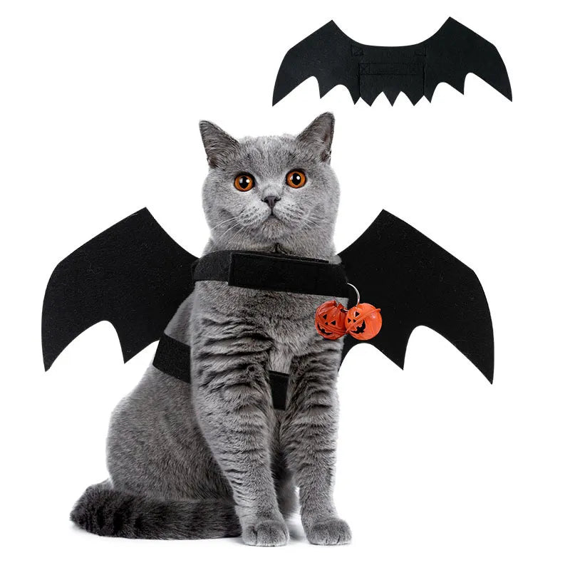 Halloween Funny Pet Bat Felt Wings Clothes Dog Small Dog Cat Dog Wings Transformation Clothes Pet Clothes - The Best Commerce