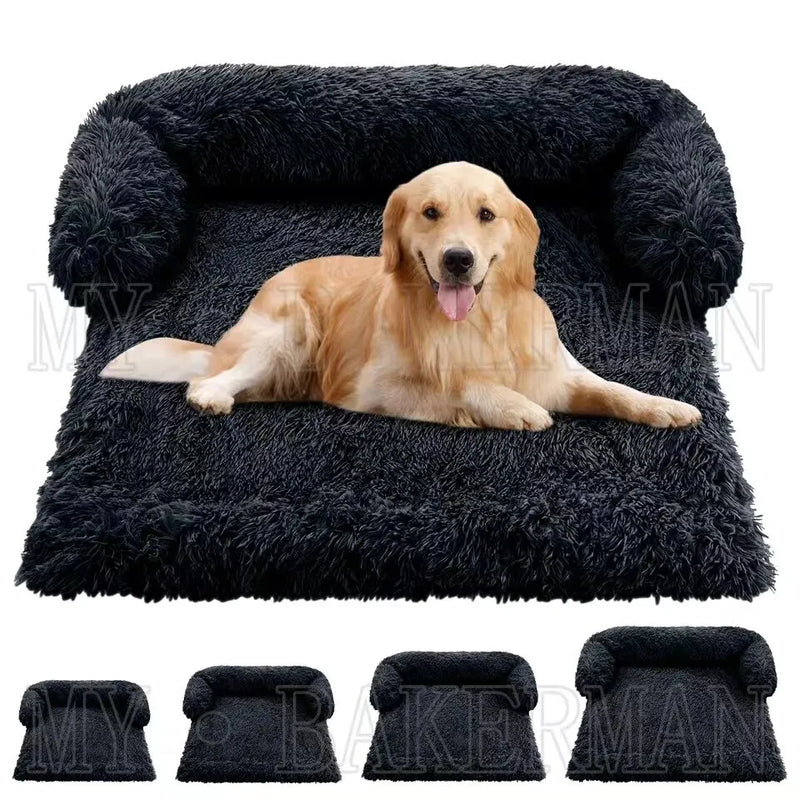 Large Dog Sofa BedPet Dog BedSofa Dog Pet Comfort BedWarm NestWashable Soft FurnitureProtective PadsCat Blanket - The Best Commerce
