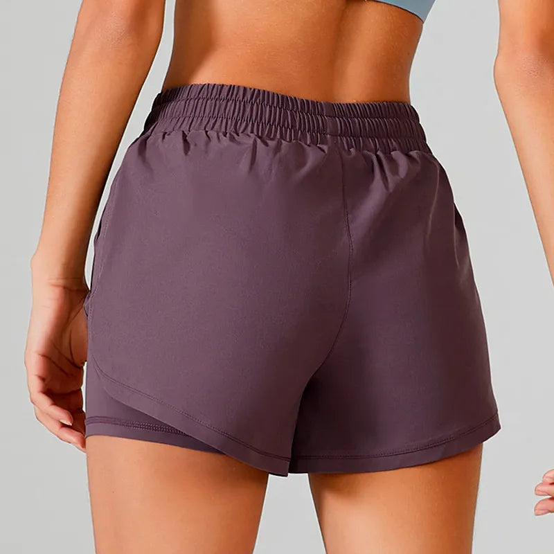 Yoga Shorts Women Fitness Top Spandex Neon Elastic Running Workout Short Leggings For Ladies Gym Sport Shorts Fitness Sportwear - The Best Commerce