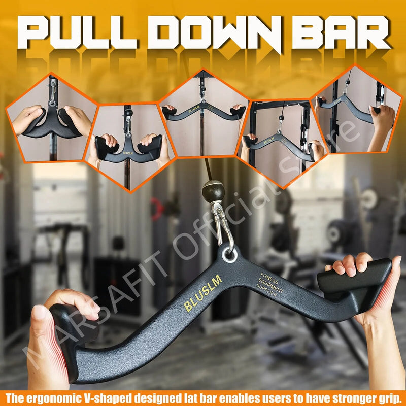 ProPull Fitness Kit: 7Pcs Cable Machine Attachments for Ultimate Workout - The Best Commerce
