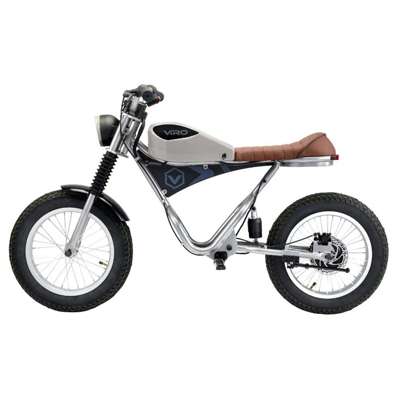 Birthday Present ! ! ! VIRO Rides Electric Mini-Bike 25.2 V Cafe Racer Powered Ride-On with Parent Control, 2023 , NEW! - The Best Commerce