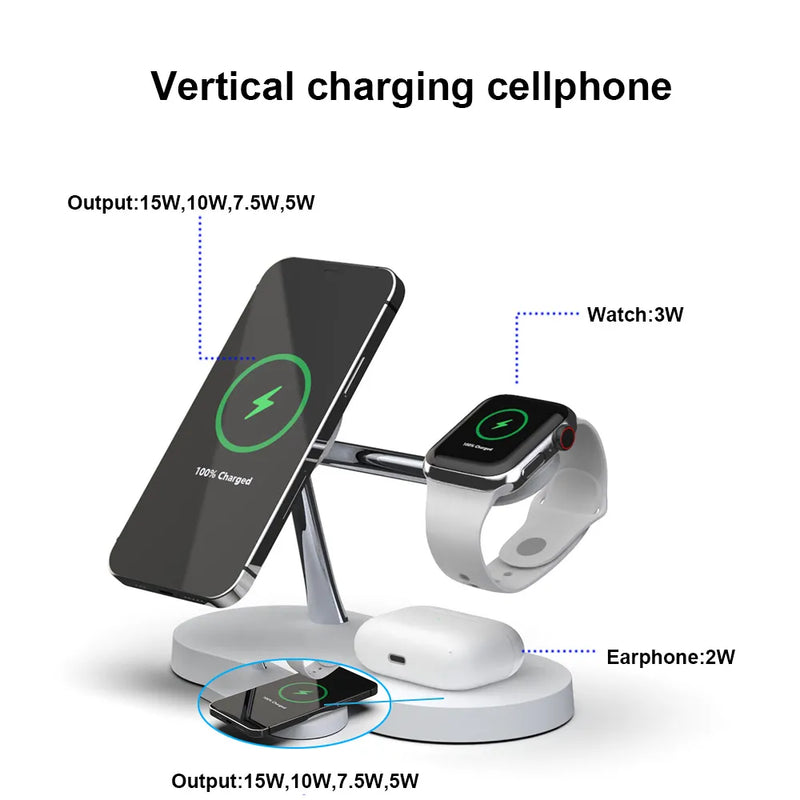 MagCharge Pro: 3-in-1 Wireless Fast Charger - The Best Commerce