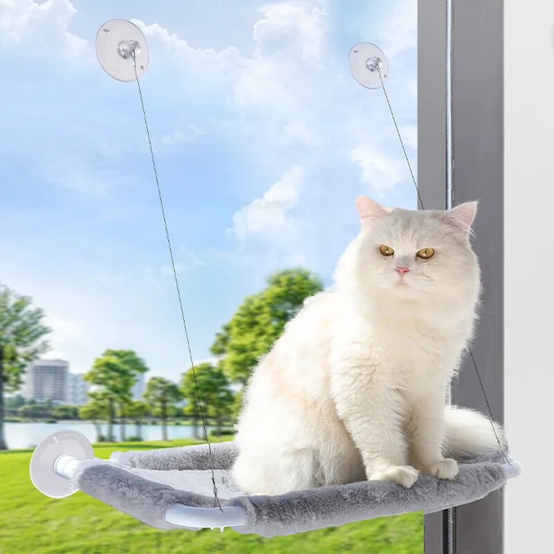 Cat Bed Hanging Window Cat Hammock Soft Pet Bed House Kitten Climbing Frame Sunny Window Seat Nest Bearing 20kg Cats Accessories - The Best Commerce
