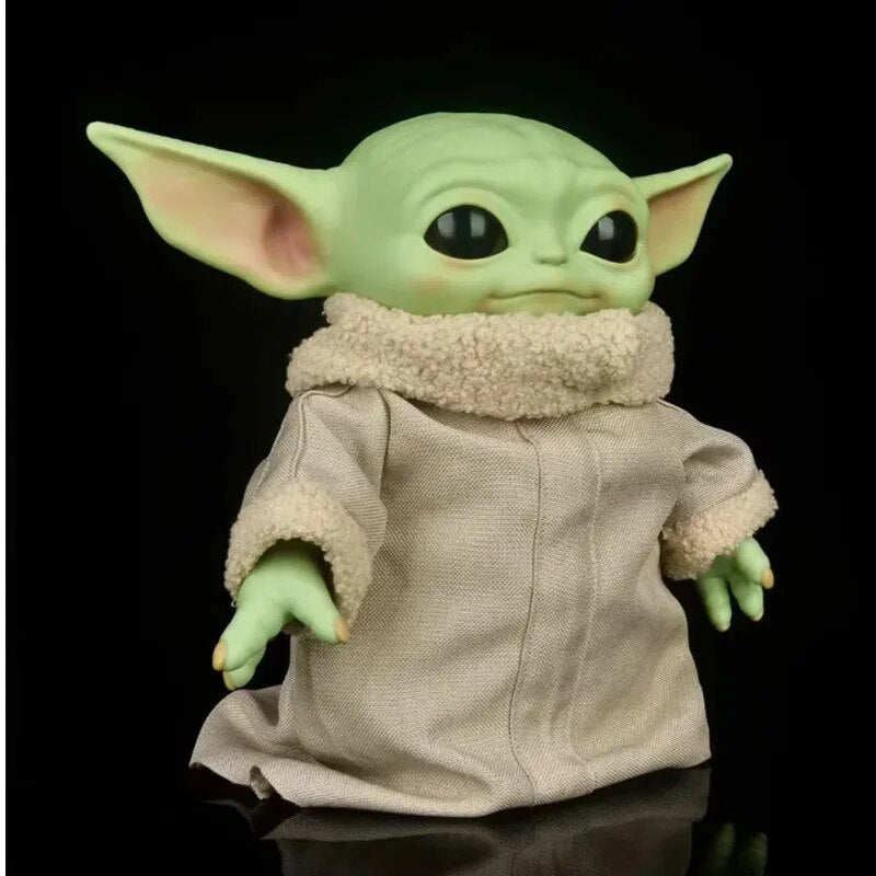 Disney Movies Star Wars 28cm Baby Yoda Action Figure Toy Model Dolls Toys Kids Birthday Gifts - The Best Commerce