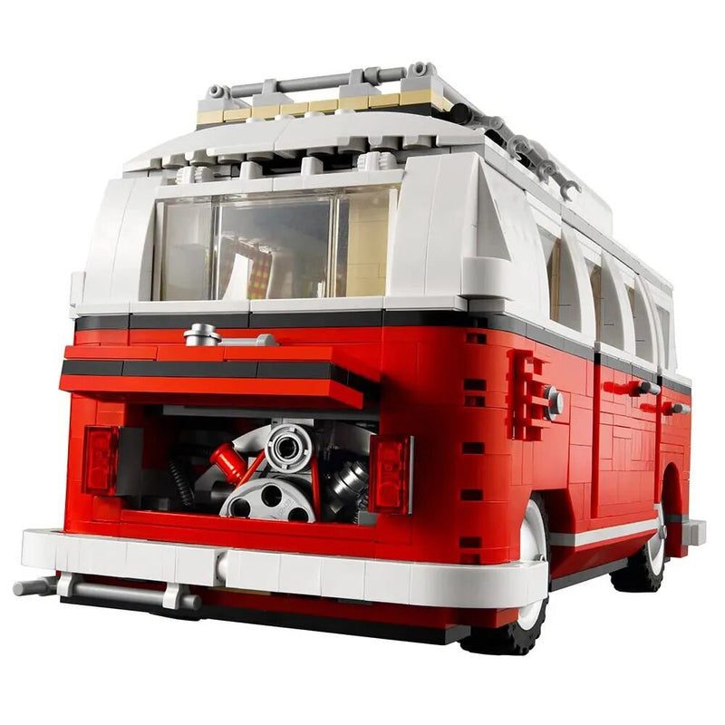 Newest 1354PCS Volkswagen T1 Camper Car Van VW Car Model Building Blocks Compatible 10220 DIY Bricks Toys for Birthday Gift - The Best Commerce