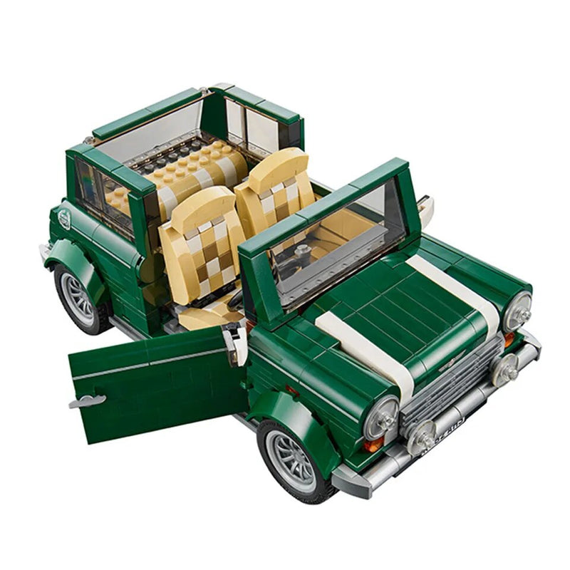 New Classic Technology Mini Retro Car Building Block Cooper MK VII Compatible 10242 10271 10252 Model Set Brick Children's Toy - The Best Commerce
