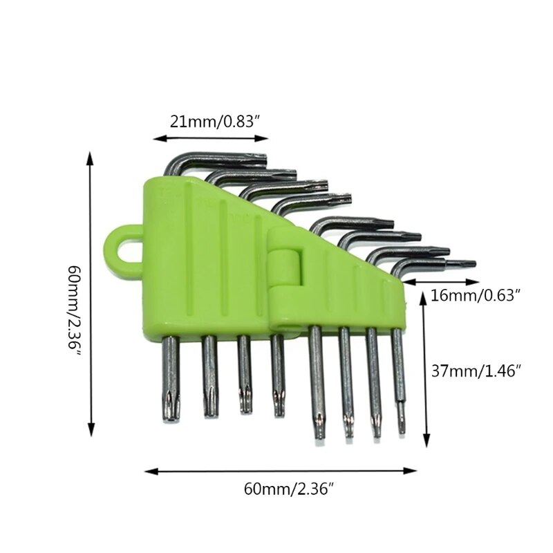 Hex-L Keys Allen Wrench Tools 8 in 1 Screwdriver Wrench Set for Drones Computer Hard Drive Wrench Torx Screwdriver kit K1KF - The Best Commerce