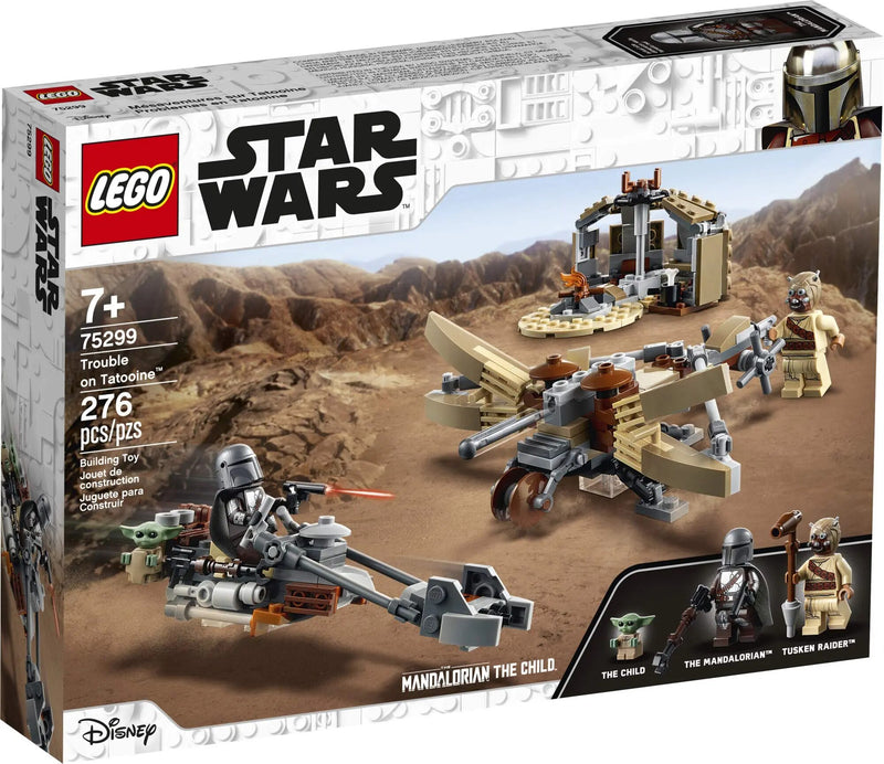LEGO & Star Wars The Mandalorian Trouble on Tatooine 75299 Awesome Toy Building Kit for Kids Featuring The Child (277 Pieces) - The Best Commerce
