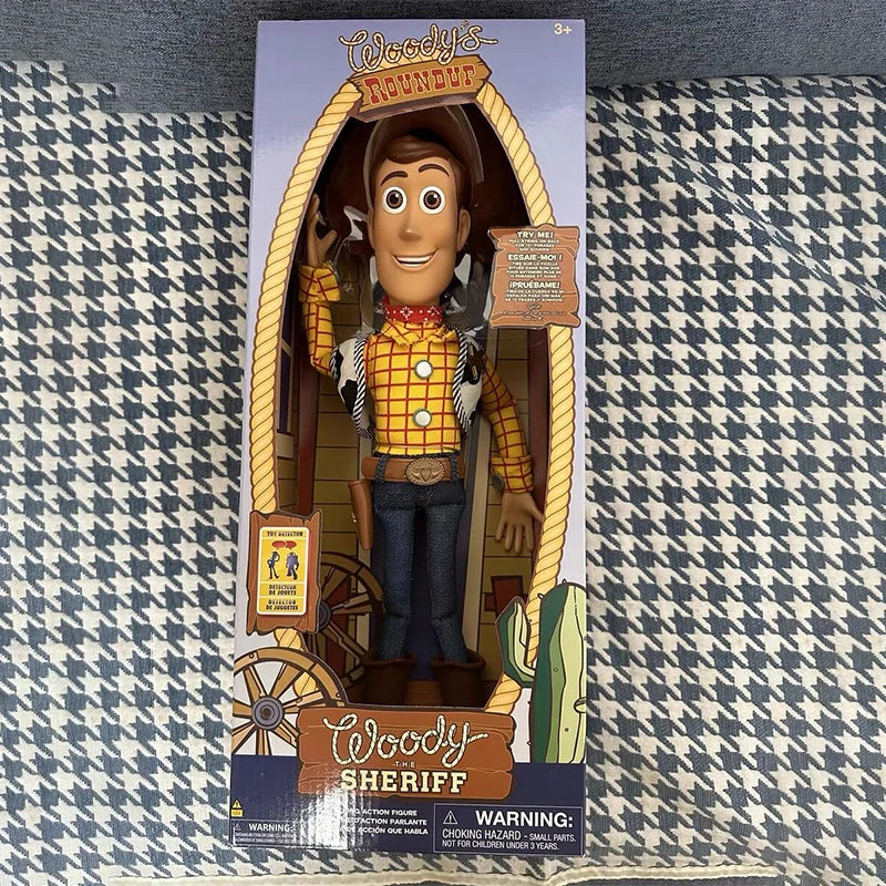 Disney  Toy Story4 Talking Woody Buzz Jessie Action Figures Toy Decoration Collection Christmas Hobbies Model kids gift