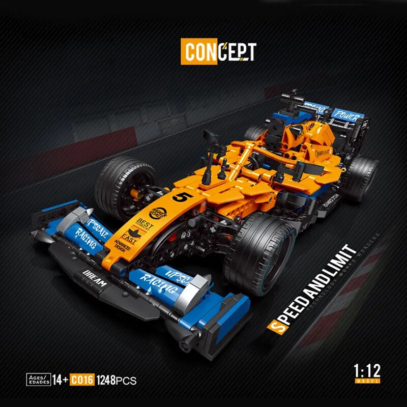 High-tech Building Blocks F1 Formula 1 Remote Control Super Racing Car Moc Bricks RC Technical Model Toy Creative Expert 1089pcs - The Best Commerce