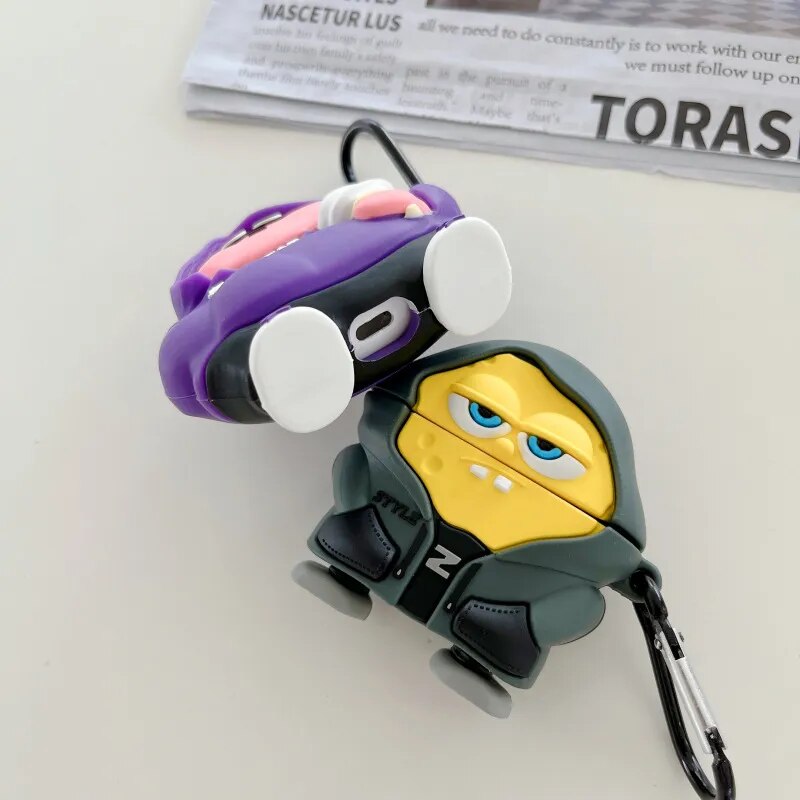 Cartoon Craze AirPods Case: 3D Creative Cover for AirPods 1, 2, 3, and 2021 Pro - The Best Commerce