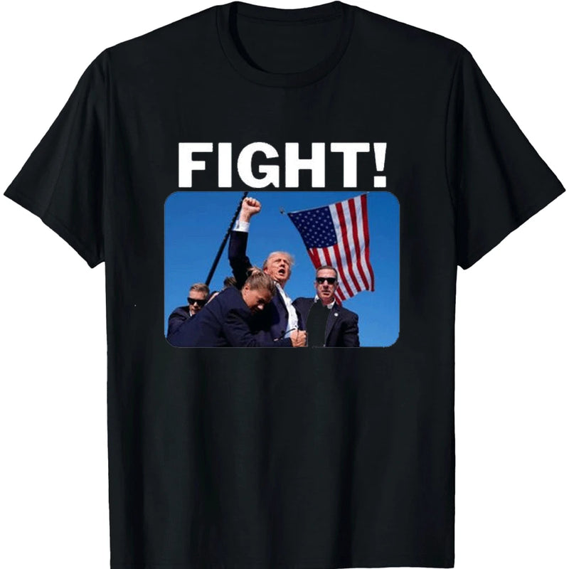 Pro President Donald Trump Supporter Men Cotton Tshirt Gifts Trump 2024 The Return Lady T-Shirt Trump Supporter Aesthetic Top