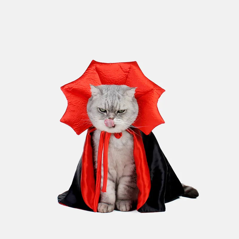 Cute Halloween Pet Costumes Cosplay Vampire Cloak For Small Dog Cat Kitten Puppy Dress Kawaii Pet Clothes Cat Accessoties Gift - The Best Commerce