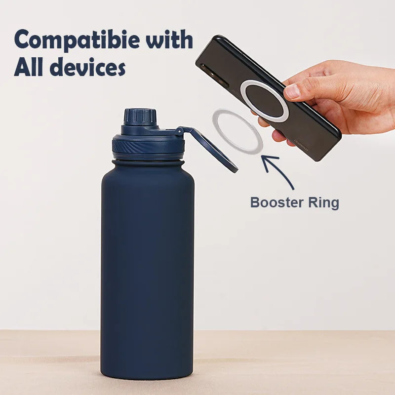 1L Thermos Cup,Cellphone Magnetic Stand.