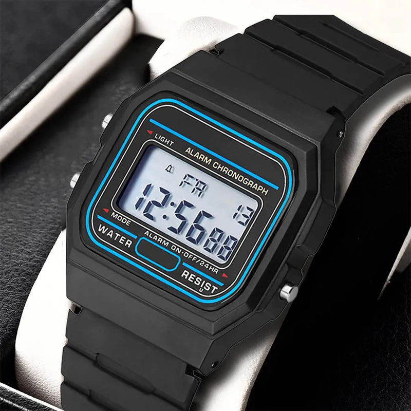 Men Watch Fashion LED Digital Watches Man Sports Military Wristwatches Vintage Silicone Wristband Electronic Clock Reloj Hombre - The Best Commerce
