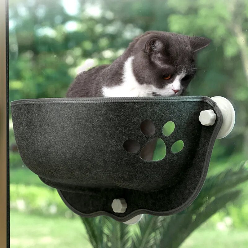 Pet Hammock Sunshine Beds Bearing Cat Window Lounger Suction Cat Cage Window Strong Suction Cups Shelf Comfortable Kitty Nest - The Best Commerce
