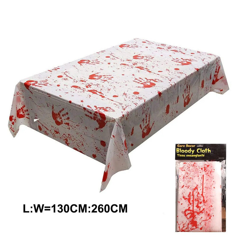 Halloween Decoration DIY Footprint Blood Bags Wall Stickers Bloody Handprints Bloody Apron Scary Horror Zombie Party Supplies - The Best Commerce