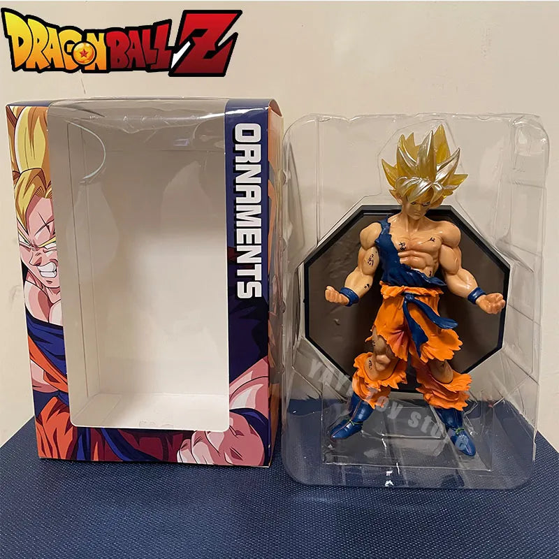 Hot Dragon Ball Son Goku Super Saiyan Anime Figure 16cm Goku DBZ Action Figure Model Gifts Collectible Figurines for Kids - The Best Commerce