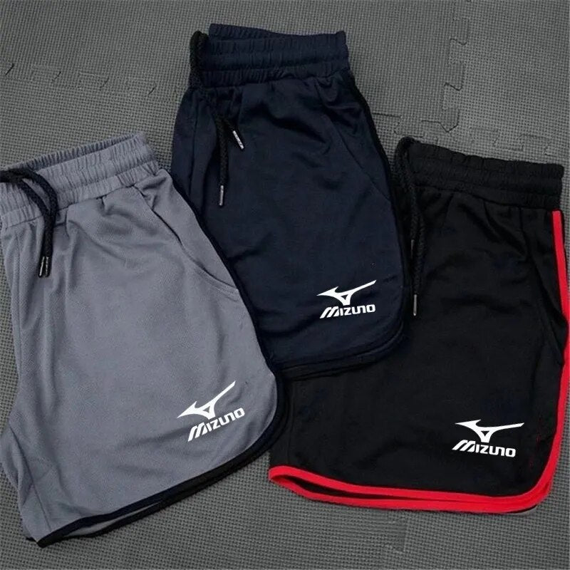 Mizuno Basic Shorts Men's Casual Shorts Fitness Sports Short Pants Summer Men Women Classic GYM Workout Quick Dry Mesh Shorts - The Best Commerce