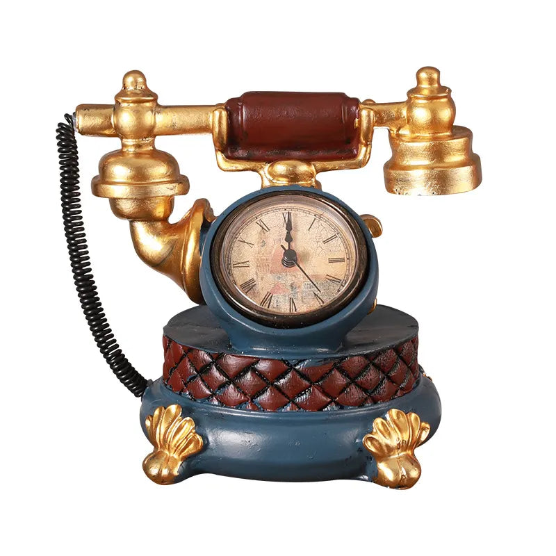 Vintage American Telephone Decorative Piece with European Style for Home, Living Room, Bar, and Office - The Best Commerce