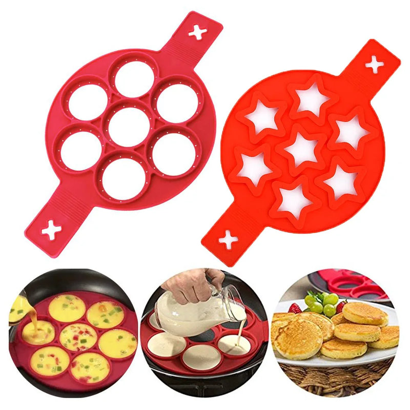 Egg Pancake Ring Non-stick Pancake Machine Mold Silicone - The Best Commerce