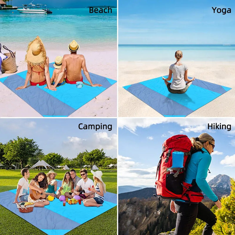 Beach Blanket Oasis: Waterproof & Compact - The Best Commerce