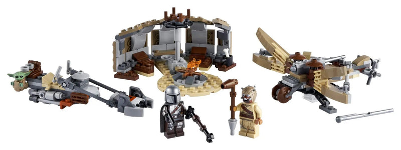 LEGO & Star Wars The Mandalorian Trouble on Tatooine 75299 Awesome Toy Building Kit for Kids Featuring The Child (277 Pieces) - The Best Commerce