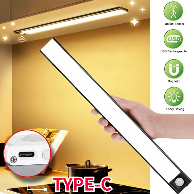 Night Light Led Light Under Cabinet Light Motion Sensor night light Closet Light Cabinet Kitchen Lighting Magnetic night light - The Best Commerce