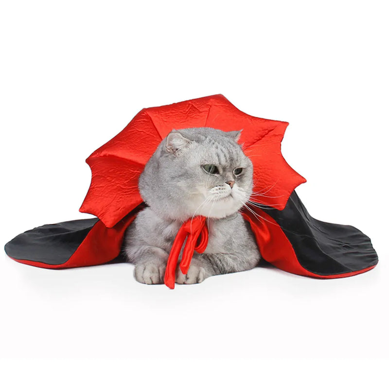 Cute Halloween Pet Costumes Cosplay Vampire Cloak For Small Dog Cat Kitten Puppy Dress Kawaii Pet Clothes Cat Accessoties Gift - The Best Commerce
