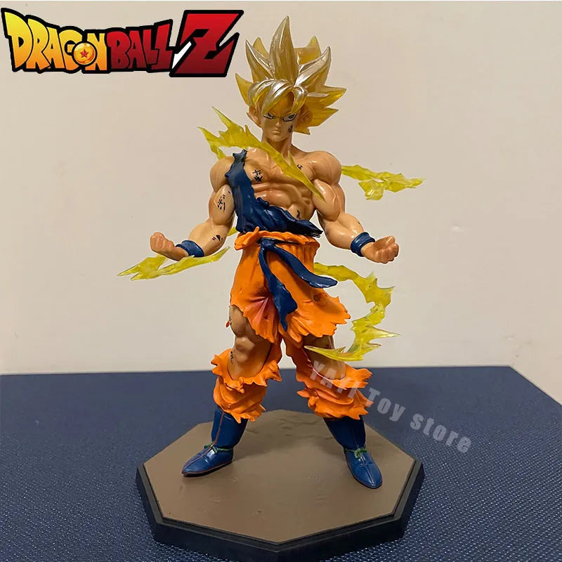 Hot Dragon Ball Son Goku Super Saiyan Anime Figure 16cm Goku DBZ Action Figure Model Gifts Collectible Figurines for Kids - The Best Commerce