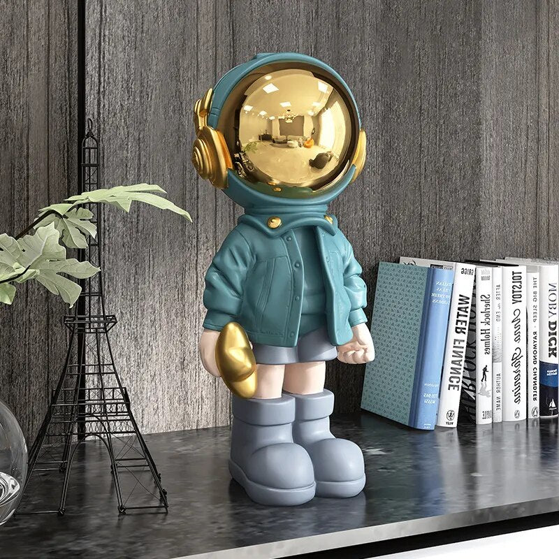 ARTLOVIN Creative Resin Cartoon Astronaut Statues Home Decoration Figurine Desktop Decor Sculpture Nordic Indoor Ornaments Gifts - The Best Commerce