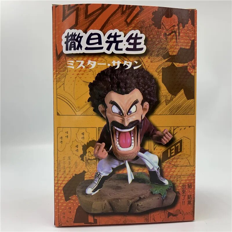 Dragon Ball Z Mr Satan Funny Bad Taste PVC Action Figure DBZ Hercule Mark Middle Finger Goku Vegeta Super Saiyan Model Toy - The Best Commerce