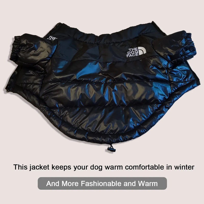 Large Winter Pet Dog Clothes French Bulldog Puppy Warm Windproof Jacket Small Medium Dog Reflective Coat Chihuahua Pet Outfits - The Best Commerce