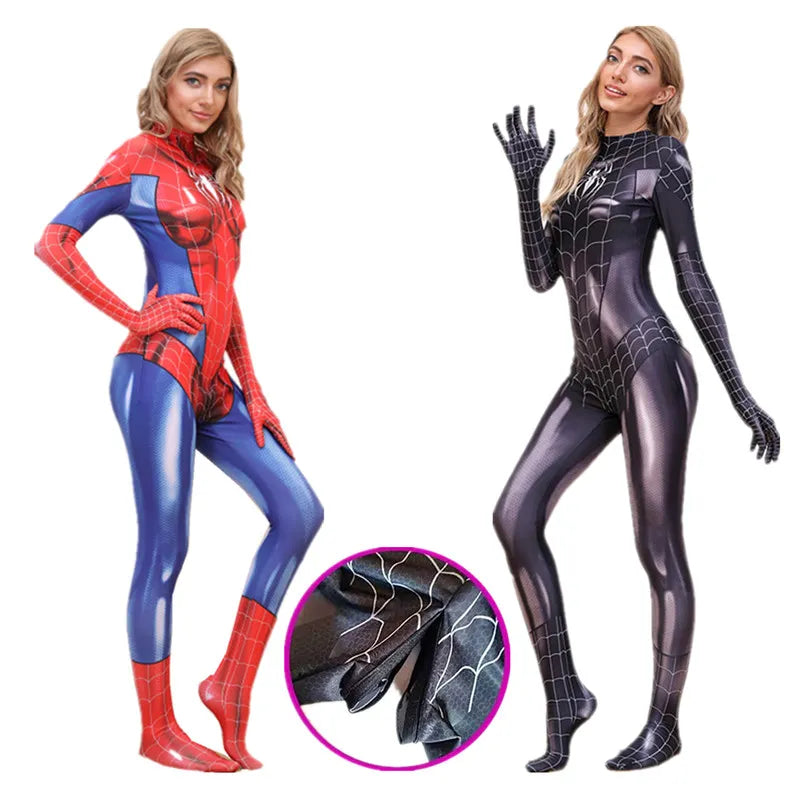 Movie Character Costume Sexy Jumpsuit with Mask for Halloween Cosplay Party with Cutout - The Best Commerce