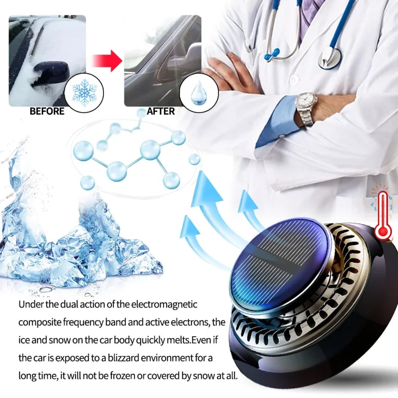 Antifreeze Snow Removal Instrument Portable Vehicle Microwave Deicing Instrument Solid Aromatherapy Car Diffusers For Auto Truck - The Best Commerce