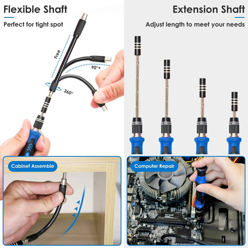 Ultimate Precision Repair Toolkit: 142-Piece Screwdriver Set - The Best Commerce