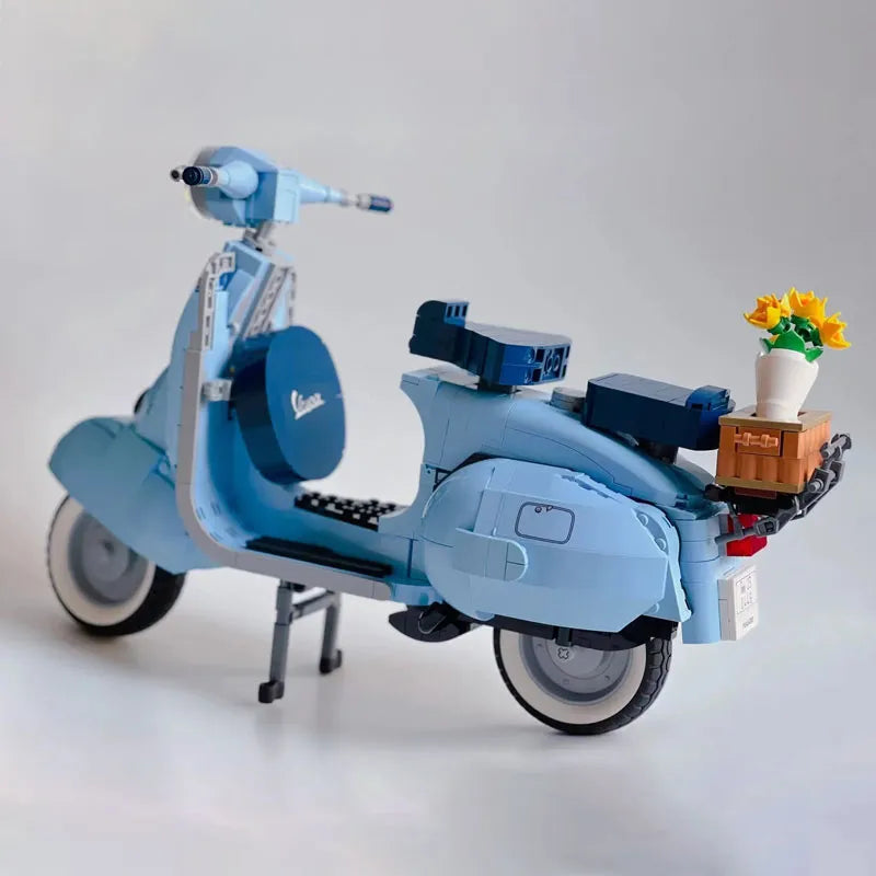 Roman Holida Vespa 125 Technical 10298 Famous Motorcycle City MOTO Assembled Building Blocks Brick Model Toy For Kids Gift - The Best Commerce