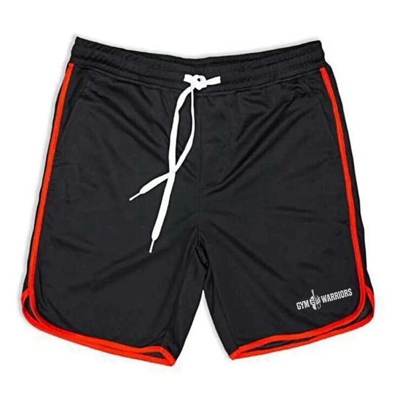 Summer Mesh Quick Dry Fitness Shorts Men Gym Knee Length Bodybuilding Active Shorts Joggers Workout Sweat Short Pants - The Best Commerce